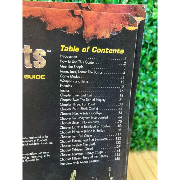 Dead to Rights Prima Official Strategy Video Game Guide Namco  Strategy Books - Picture 11 of 16